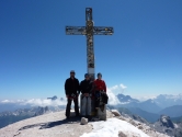 W kocu na szczycie Tofana di Rozes 3225 m n.p.m