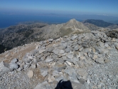 szczyt - widok na lewy palec Peloponezu