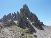 nasz cel ferrata Forcelle Monte paterno 2744 m